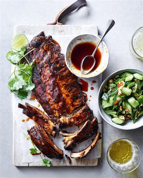 Vietnamese pork ribs with smacked cucumber salad - delicious. magazine