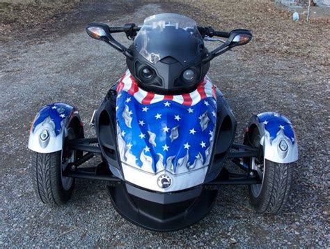 Can-Am Spyder Customized | Can am spyder, Motorcycle art painting, Can am