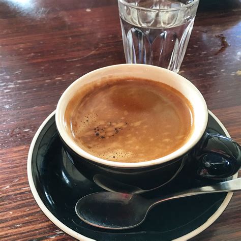 Long black coffee time at La Luciola in South Yarra | Flickr