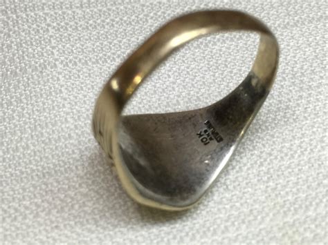 Vintage Herff Jones 1939 Class Ring Marked Sterling & 10K Gold Art Deco ...