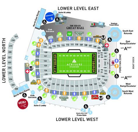 Pittsburgh Football Stadium Seating Chart | Cabinets Matttroy