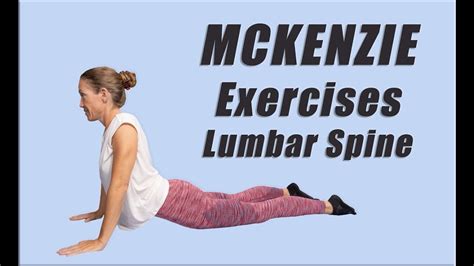 Mckenzie exercises for back pain – Artofit