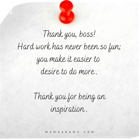 Thank You Notes to Boss & Appreciation Letter and Messages to Boss