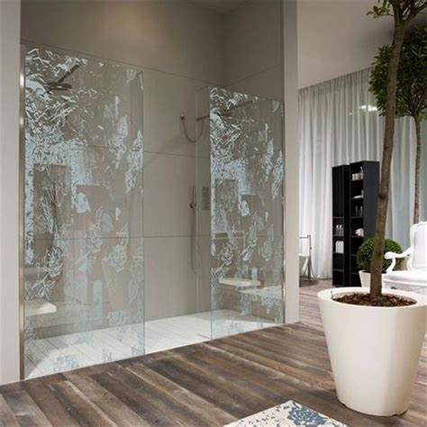 Textured Glass Shower Screen | Patterned Glass Shower Screen