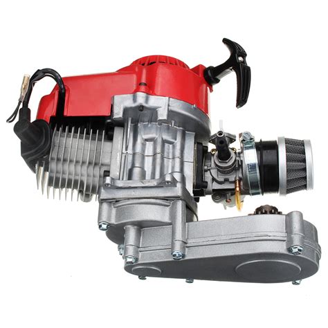 49cc Engine 2-Stroke Pull Start with Transmission For Mini Moto Dirt ...