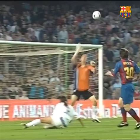 Messis first Barcelona goal | Messi goals, Messi videos, Lionel messi