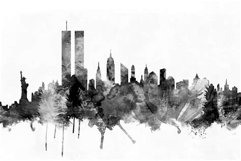 New york city skyline art - sweblasopa