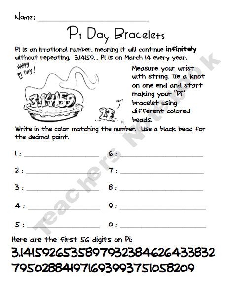 The 21 Best Ideas for Pi Day Activities for Middle School Worksheets – Home, Family, Style and ...