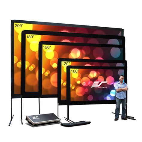 Elite Screens Yard Master Portable Outdoor Projector Screens Various ...