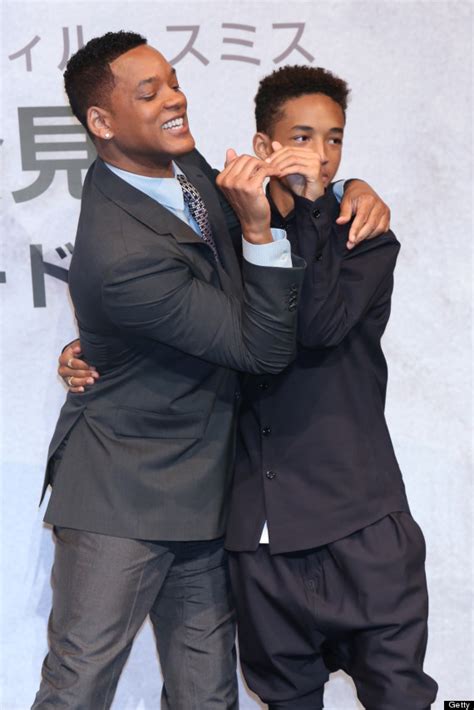 Will Smith, Jaden Smith: Father And Son Goof Around At 'After Earth' Press Conference | HuffPost ...