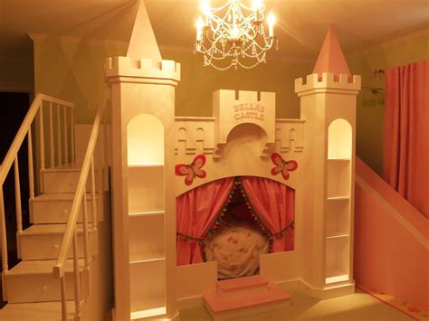 NEW BELLA'S CUSTOM PRINCESS CASTLE LOFT BED "ELEGANT CASTLE" | Castle bed, Kid beds, Theme beds