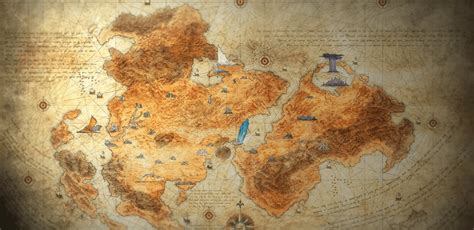 why the world map in the game somehow smaller than the 2d world map artwork? : r/FFXVI