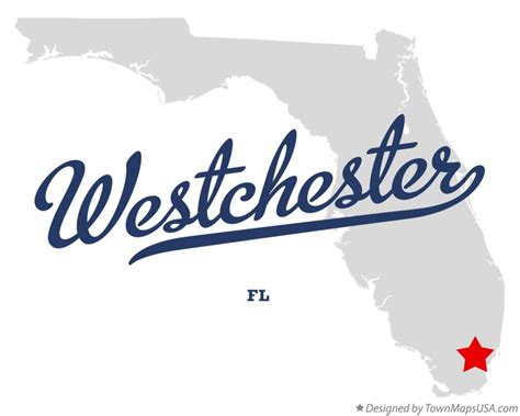 Map of Westchester, FL, Florida