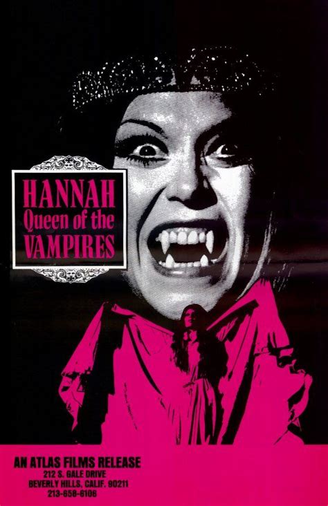 vampire posters | Hannah: Queen of the Vampires | Vampire, Vampire movies, Horror movie posters