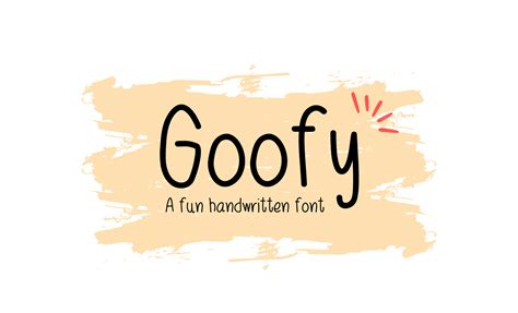 Goofy Fuente por LalavaStudio · Creative Fabrica