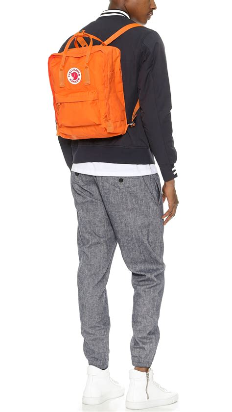 Lyst - Fjallraven Kanken Backpack in Orange for Men