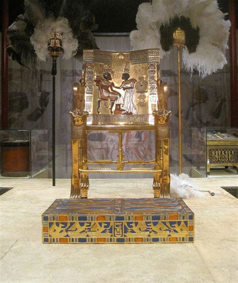 brown, wooden, pharaoh chair, throne, gold, opulent, king, historic | Piqsels
