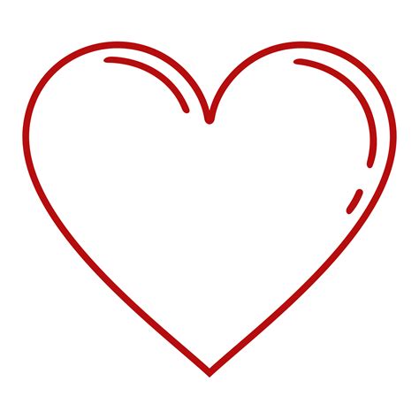 en forme de coeur. symbole d'icône d'amour pour le pictogramme, l'application, le site Web, le ...