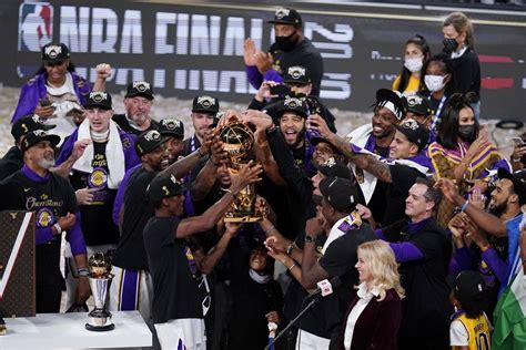 LA Lakers Win 2020 NBA Championship, LeBron James NBA Finals MVP