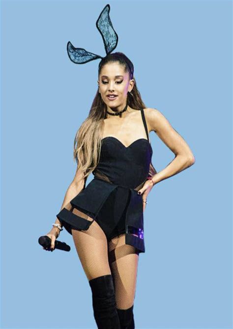 Ariana Grande wearing my black lace bunny ears headband. | Etsy