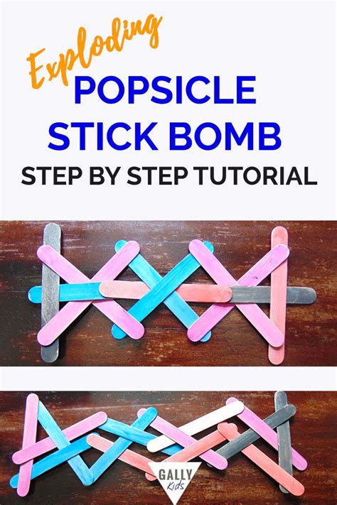 Exploding Popsicle Stick Bomb Tutorial - An Energy Experiment For Kids