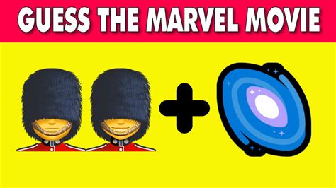 Guess The Marvel Movie Name From Emojis | Emoji Challenge | Emoji Puzzles - YouTube