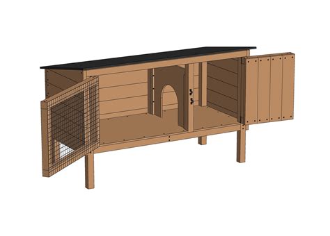 Rabbit / Guinea Pig Hutch Plans & Assembly Instructions - Etsy