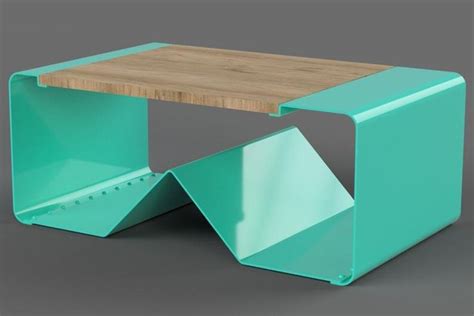 a table that has been designed to look like an open bookcase with a ...