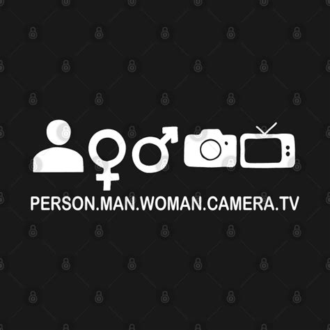 Person Woman Man Camera TV - Person Woman Man Camera Tv - T-Shirt | TeePublic