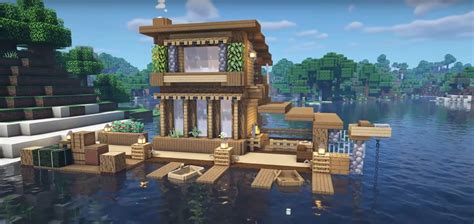 Minecraft Boat House Ideas and Design