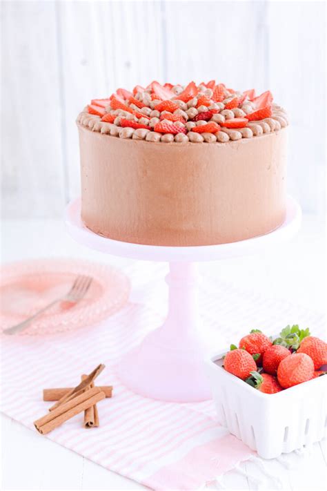 Strawberry Cinnamon Cake - The Cake Chica