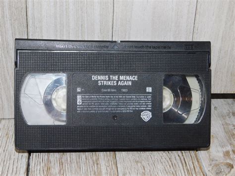 Dennis the Menace Strikes Again Video VHS Cassette No | Etsy