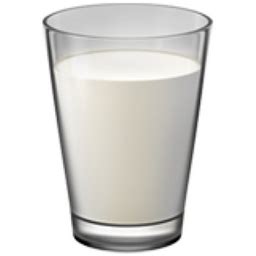 Glass of Milk Emoji (U+1F95B)