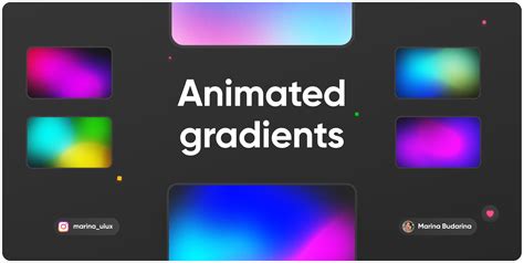 Animated gradients | Figma