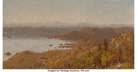 SANFORD ROBINSON GIFFORD (American, 1823-1880). Lake George from | Lot ...