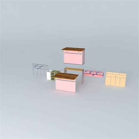 Kitchen Island free 3D model | CGTrader
