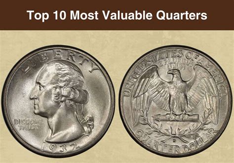 Top 10 Most Valuable Quarter Coins In Circulation Worth Money (With Pictures) - CoinValueChecker.com