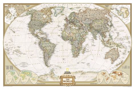 National Geographic World Map Printable