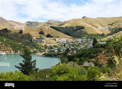 Lyttelton in Christchurch, New Zealand Stock Photo - Alamy