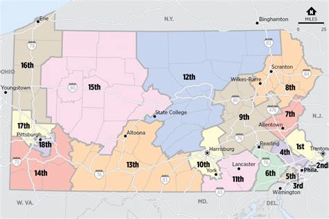 Pa. 2018 election: Find your congressional map district and see who's running