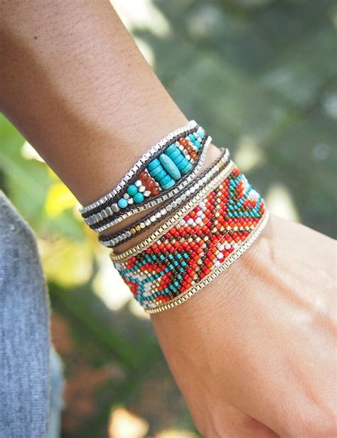 beads wrap bracelet | Beaded wrap bracelets, Trending bracelets, Beaded bracelets