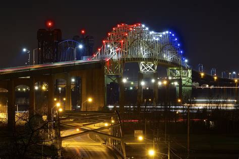 sault ste. marie international bridge, michigan | Red, white… | Flickr