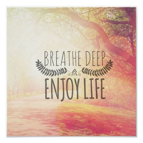 Breathe Deep Poster | Zazzle in 2022 | Typographic quote, Art prints quotes, Deep square