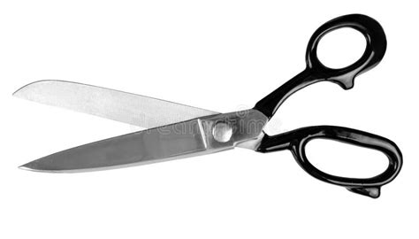 Large Dressmaking Or Tailoring Scissors, Isolated Stock Image - Image ...