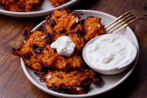 Air Fryer Sweet Potato Latkes - Food By The Gram