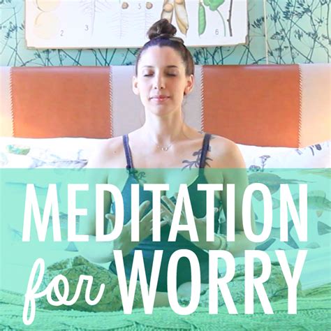 Meditation for Worry and Anxiety - Tutorial for Beginners (VIDEO)