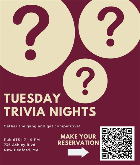 Trivia Night - Pub 6t5 Bar & Grill