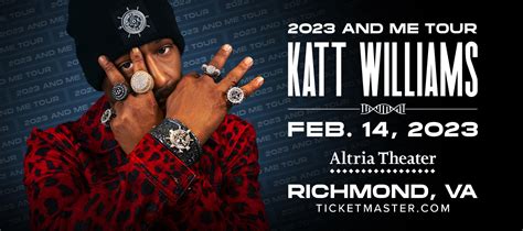 KATT WILLIAMS ANNOUNCES 23 AND ME TOUR | Altria Theater | Official Website