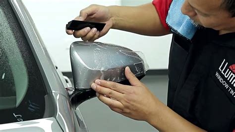 LLumar Paint Protection Film Side Mirrors Installation - YouTube