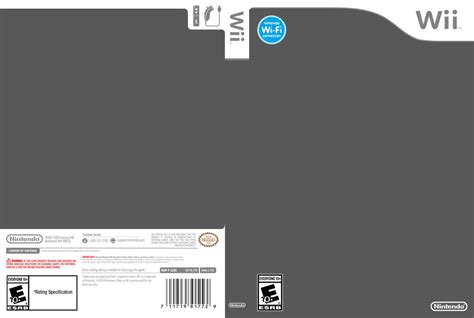 Wii Cover Template by ETSChannel on DeviantArt